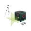 BOSCH Laser de nivel cu linie în cruce (verde) Quigo + trepied laser