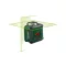 BOSCH Laser de nivel cu linie în cruce 360° (verde) UniLevel 360 + trepied + sistem universal de prindere MM3