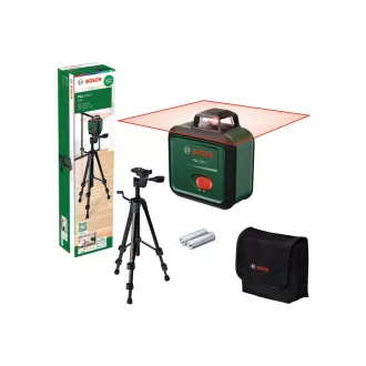 BOSCH Laser liniar 360° roșu PLL 360-1 + trepied + geantă