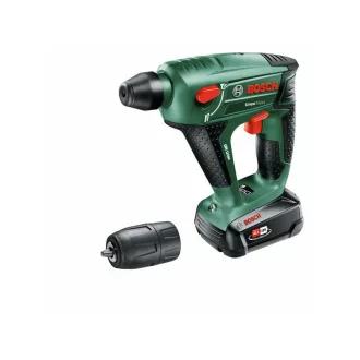   BOSCH Uneo Maxx Ciocan rotopercutor cu acumulator + mandrină (2 x acumulator 2,5 Ah + încărcător) în valiză