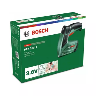 BOSCH Agrafieră cu baterie PTK 3,6 LI