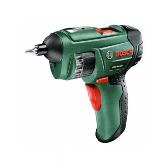   Șurubelniță cu acumulator BOSCH cu schimbător de biți PSR Selectați în cazul 3,6 V