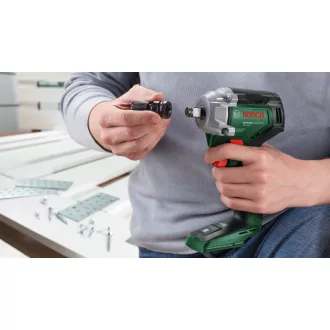   BOSCH Șurubelniță cu impact cu acumulator UIDrive 18V-350 1/2" 350 Nm (fără acumulator și încărcător) + chei tubulare 17,19,21
