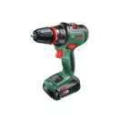 Mașină de găurit cu acumulator BOSCH AdvancedDrill 18 + adaptoare (2 baterii de 2,5 Ah) în carcasă