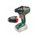 Mașină de găurit cu acumulator BOSCH AdvancedDrill 18 + Adaptor pentru mandrină (fără baterie și încărcător)
