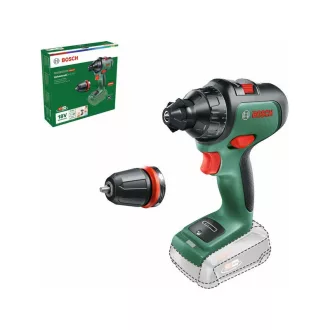   Mașină de găurit cu acumulator BOSCH AdvancedDrill 18 + Adaptor pentru mandrină (fără baterie și încărcător)