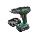 BOSCH UniversalDrill 18 mașină de găurit cu acumulator (2 baterii de 1,5 Ah) în carcasă
