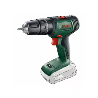   BOSCH UniversalImpact 18 Mașină de găurit cu percuție fără fir (2 baterii de 1,5 Ah) în carcasă