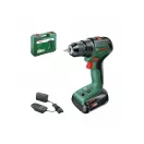 BOSCH UniversalDrill 18V-EC mașină de găurit cu acumulator (1 baterie de 2,0 Ah) + AL 18V-20