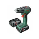 BOSCH UniversalDrill 18V-EC mașină de găurit cu acumulator (2 baterii de 2,0 Ah) + AL 18V-20