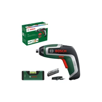   BOSCH Șurubelniță fără fir IXO 7 + nivel cu bulă de aer 12 cm