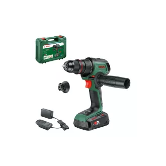   Burghiu cu acumulator BOSCH AdvancedDrill 18V-80 în carcasă Quicksnap 78 Nm (1 x baterie de 2,5 Ah + încărcător