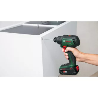   Burghiu cu acumulator BOSCH AdvancedDrill 18V-80 în carcasă Quicksnap 78 Nm (1 x baterie de 2,5 Ah + încărcător