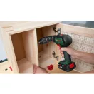 BOSCH mașină de găurit cu acumulator AdvancedDrill 18V-80 Quicksnap + adaptoare 78 Nm (fără baterie și încărcător)