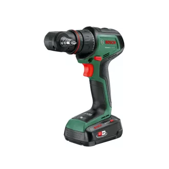   BOSCH mașină de găurit cu acumulator AdvancedDrill 18V-80 Quicksnap + adaptoare 78 Nm (2 x 2,5 Ah baterie + încărcător