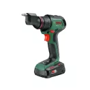 BOSCH mașină de găurit cu acumulator AdvancedDrill 18V-80 Quicksnap + adaptoare 78 Nm (2 x 2,5 Ah baterie + încărcător