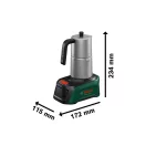 BOSCH Cafetieră cu acumulator EasyMoka 18V-2 INOX (Fără acumulator și încărcător)