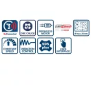 BOSCH Mașină de găurit cu baterie GBH 187-LI într-o cutie de carton (fără baterie și încărcător) cu ONE Mandrină