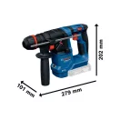 BOSCH Ciocan de găurit pe baterie GBH 18V-18 în cutie de carton 1,5 J SDS-Plus (fără baterie și încărcător)