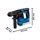 BOSCH Ciocan rotopercutor cu acumulator GBH 18V-18 X în cutie de carton 1,5 J ONE CHUCK (fără acumulator și încărcător)