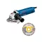 BOSCH Polizor unghiular 125 mm GWS 1400 cu pornire lină / 1400 W + disc diamantat de tăiere