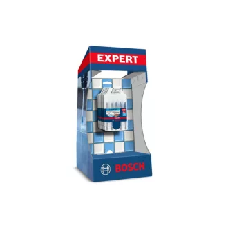   BOSCH EXPERT HEX-9 Set de burghie pentru gresie 5 piese (6 bucăți) în afișaj expus pe tejghea