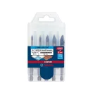 BOSCH EXPERT HEX-9 Set de burghie pentru gresie 5 piese (6 bucăți) în afișaj expus pe tejghea