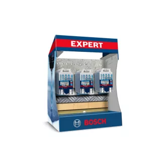  BOSCH EXPERT HEX-9 Set de șafturi de burghiu universale 5 piese (18 buc) în display pentru tejghea