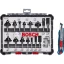 BOSCH Set de freze pentru margini și profile, 30 de bucăți, cu prindere de 8 mm + cuțit cadou