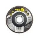 VOREL Disc de șlefuit cu clapete plat 115 x 22,2 mm / P80