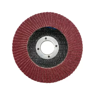 VOREL Disc de șlefuit cu clapete plat 115 x 22,2 mm / P100