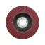 VOREL Disc de șlefuit cu clapete plat 115 x 22,2 mm / P100