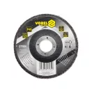 VOREL Disc de șlefuit cu clapete plat 125 x 22,2 mm / P40