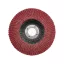 VOREL Disc de șlefuit cu clapete plat 125 x 22,2 mm / P60