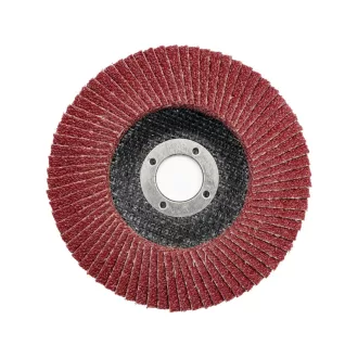VOREL Disc de șlefuit cu clapete plat 125 x 22,2 mm / P80
