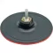 VOREL Placa de cauciuc Velcro 125 mm M14 + adaptor pin 6 mm