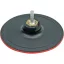 VOREL Placa de cauciuc Velcro 125 mm M14 + adaptor pin 6 mm