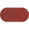 Disc fibră velcro VOREL 125 mm / P80 (5 buc)