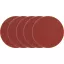 Disc fibră velcro VOREL 125 mm / P150 (5 buc)