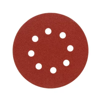 Disc fibră velcro VOREL 125 mm / P40 8 găuri (5 buc)