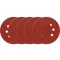 Disc fibră velcro VOREL 125 mm / P150 8 găuri (5 buc)
