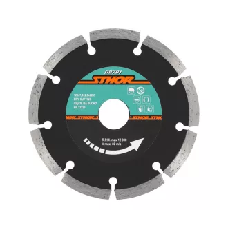   STHOR Disc de tăiere cu diamant 125 x 2,0 x 7,0 x 22,2 mm segmentat