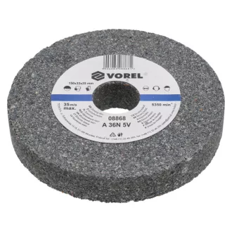 Disc de șlefuit VOREL 150 x 12,7 x 17 mm granulație fină