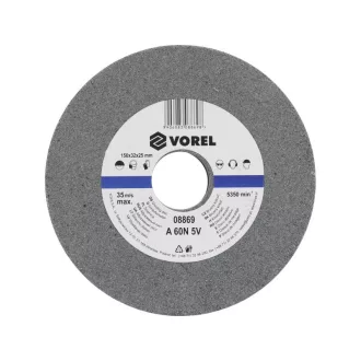 Disc de șlefuit VOREL 150 x 32 x 25 mm granulație fină