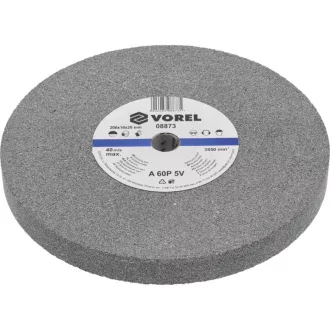 VOREL Disc abraziv granulație fină 200 x 16 x 20 mm