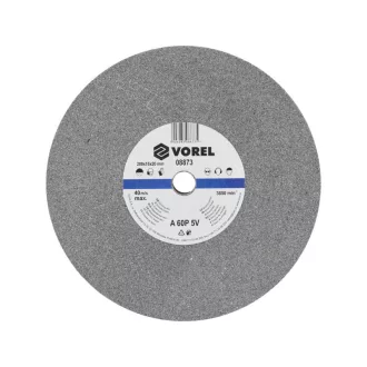 VOREL Disc abraziv granulație fină 200 x 16 x 20 mm