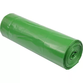   FLO Sac verde de colectare a deșeurilor pliabil 120L 60µm (10 buc)