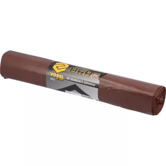   VOREL Sac de gunoi pentru colectare selectiva (bio) 120L 40µm (10 buc)