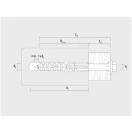 CELO MFR SB diblu de guler cu cap hexagonal integrat 10 x 160 mm (4 buc/