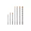 IRWIN Set de gaurit roca 7 piese (4-5-6-7-8-10-12 mm)